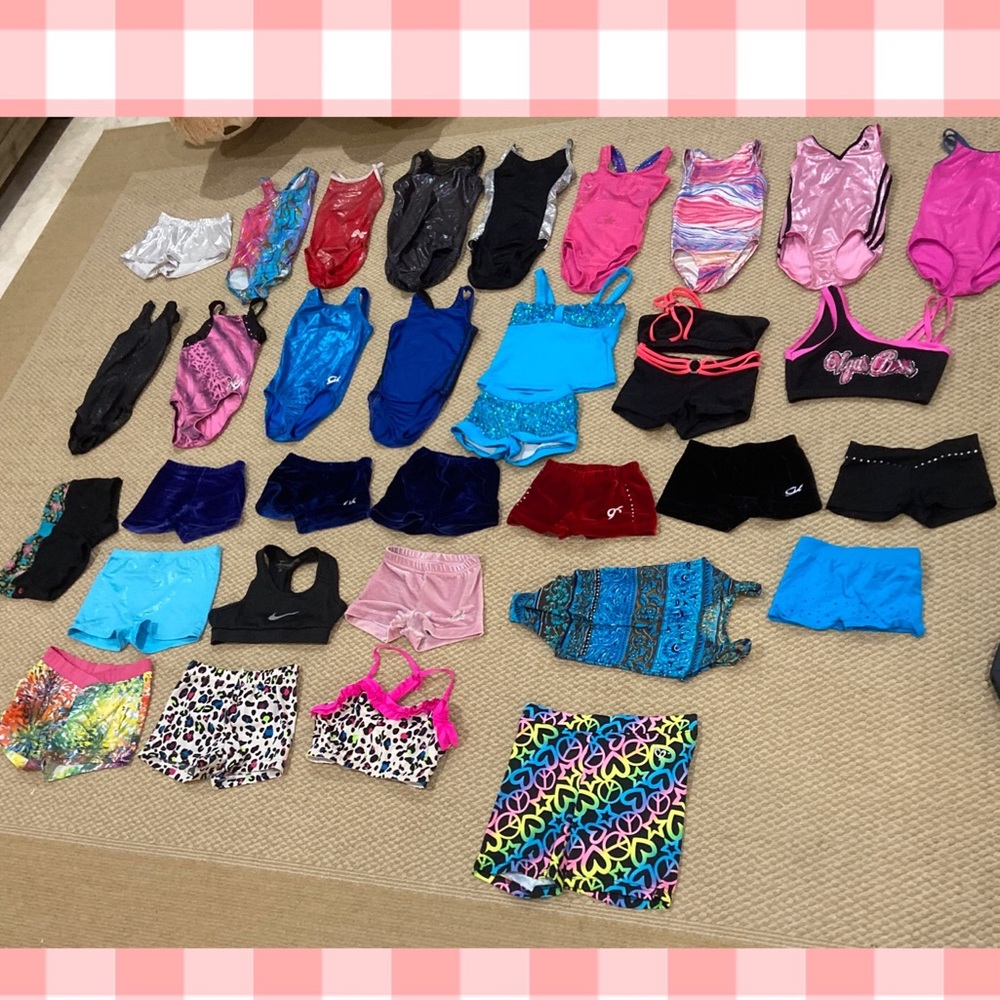 HUGE Gymnastics Cheer Dance Lot Gk elite